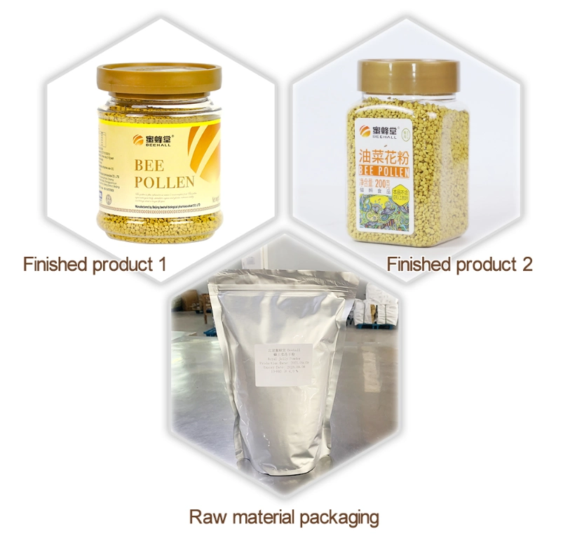 Beehall Bee Products Supplier Pure Organic Edible Bulk Rape Bee Pollen