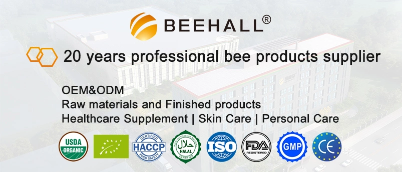 Beehall Bee Products Supplier Organic Certificates Raw Honey Beeswax