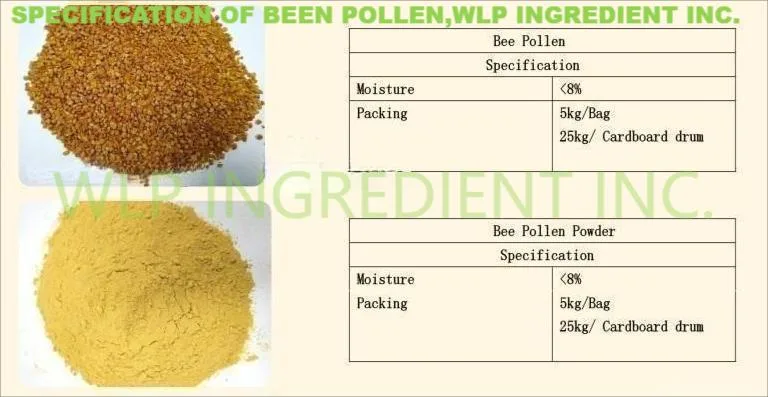 SGS Certified Bee Pollen Powder Pollen