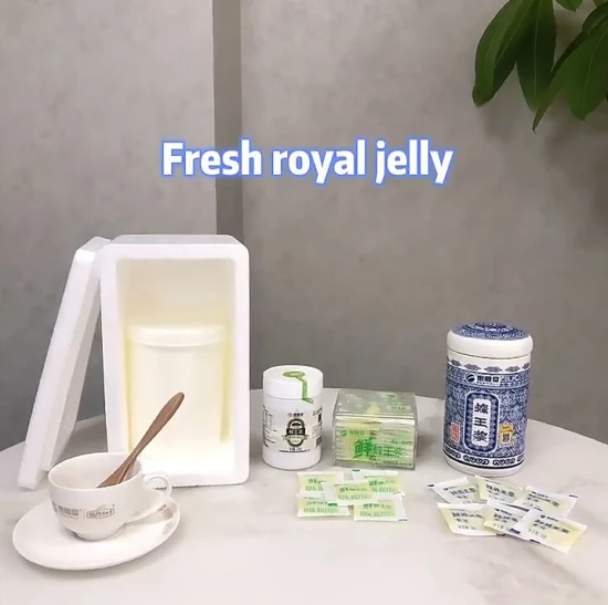 Фабрика здорового питания Beehall OEM ODM Raw Royal Jelly
